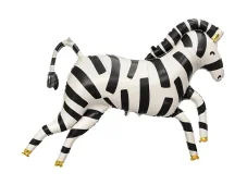 PARTYDECO | Nafukovací fóliový balón | Zebra, 115x85 cm