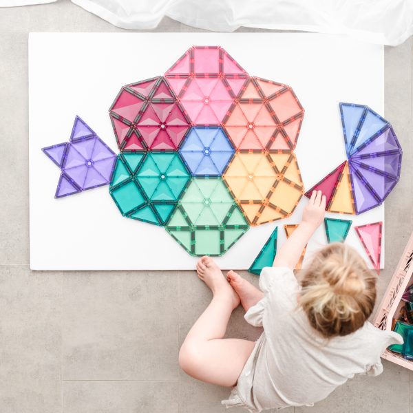 Connetix Tiles - 202 kusů Pastelová