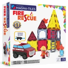 Magna Tiles - Magnetická stavebnice Fire Rescue 27 dílů