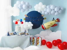 PARTYDECO | Párty rukávy na kelímky | Lietadla, mix 6ks
