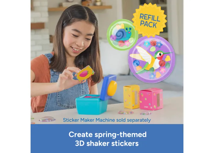 Learning Resources | Náhradná náplň do výrobníka 3D nálepiek | Záhradní kamaráti