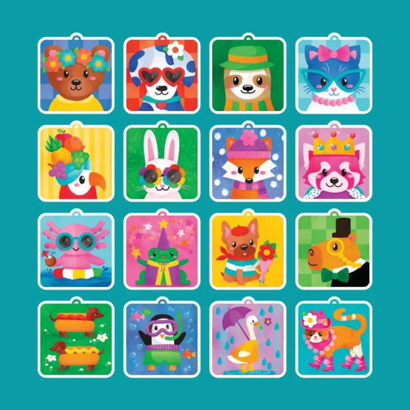 Learning Resources Pom Pom Kit Oblékání zvířátek