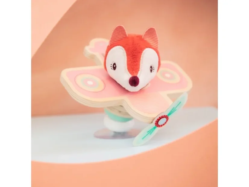 Lilliputiens -  houpací letadlo s pilotem - liška Alice