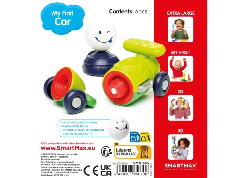 SmartMax | Moje prvé autíčko | 6 ks