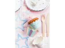PARTYDECO | Košíčky na muffiny | Jednorožec 5x7.5x 5cm, 6ks