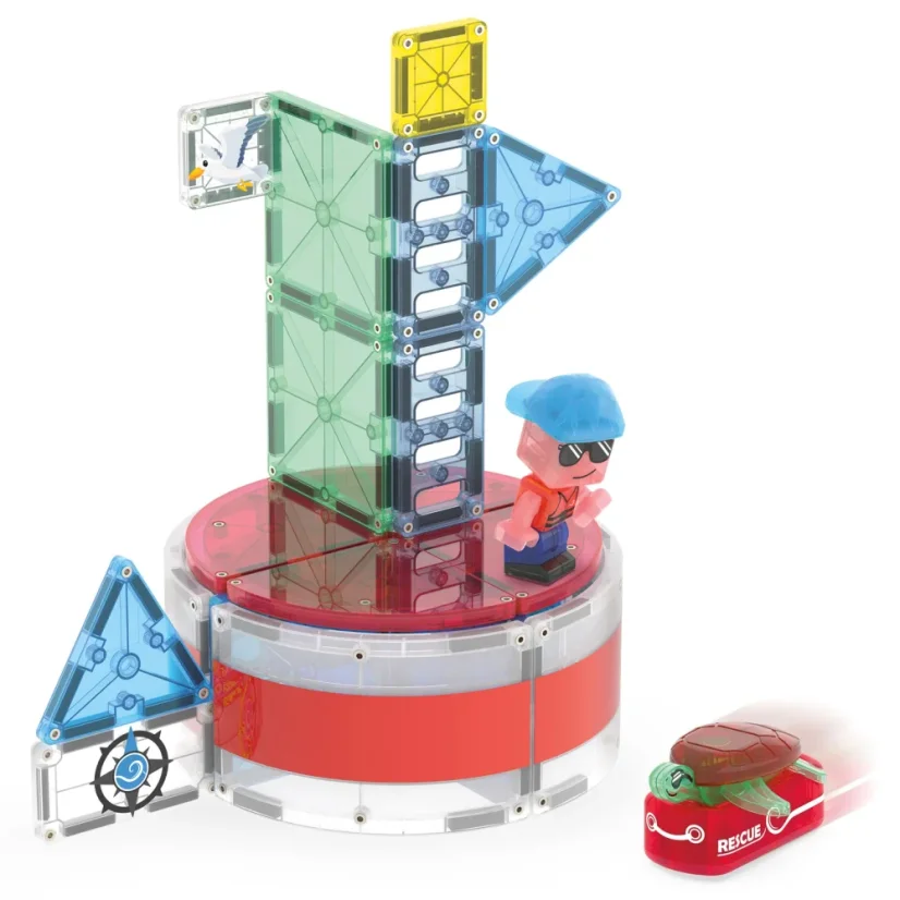 MAGNA-TILES | Magnetická stavebnice Lighthouse Rescue | 26 dílů
