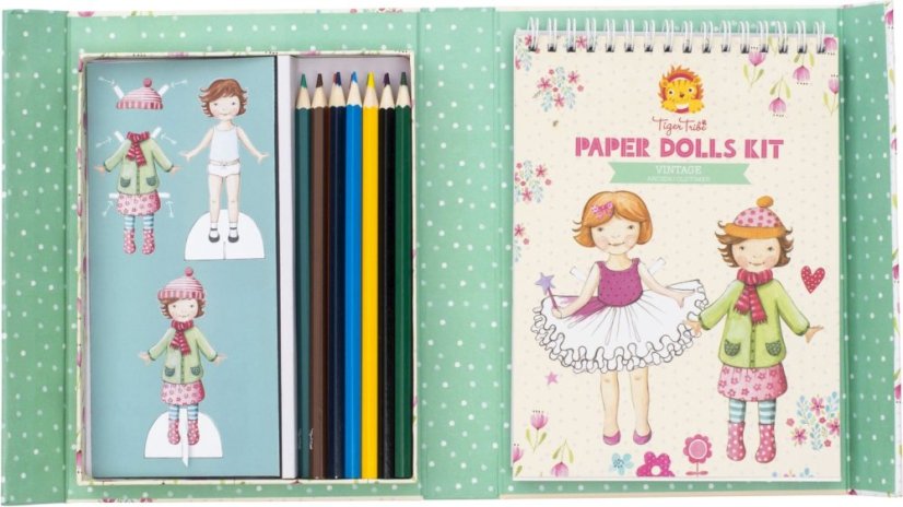 Tiger Tribe | Kreativní vystřihovánky | Paper Dolls - Vintage papírové panenky