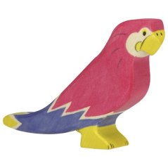 Holztiger - Papagáj - drevené zviera