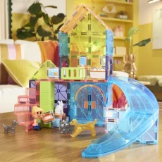 Magna Tiles - Magnetická stavebnice Pet Playhouse 50 dílů