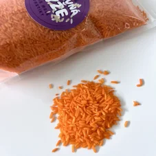Barevná rýže - oranžová 500g