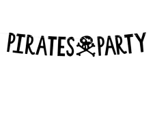 PARTYDECO | Baner | Piráti 14 x 100cm, mix 1ks