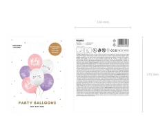PARTYDECO Nafukovací balónky Jednorožci 30cm, mix 6ks