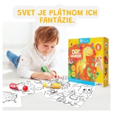 Jar Melo Farby v tube s omaľovánkami 8 ks