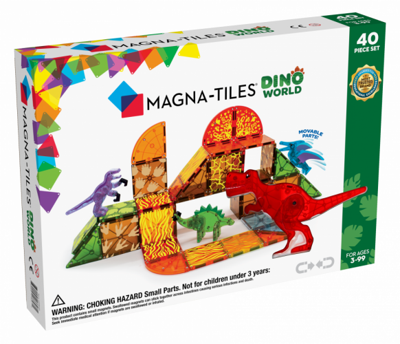 Magna Tiles - Svět dinosaurů - 40 ks