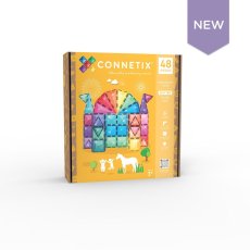 Connetix Tiles | Třpytivý hrad | 48 ks