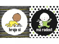 Knihovnička - První černobílé knížky pro miminko