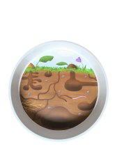 Pod zemou – Podložka do Jellystone Designs Tray Play