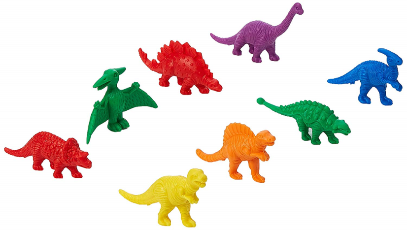 edx | triedenie a počítanie | Dinosaury | 128 ks