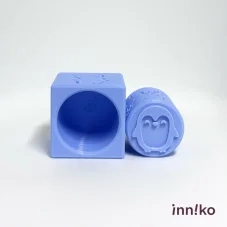 Inniko | Obtiskovací kostka s válečkem 2v1 | Polární zvířata