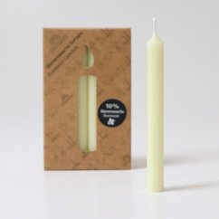 Grimm’ s - Krémové svíčky z včelího vosku (10%)  12 ks.