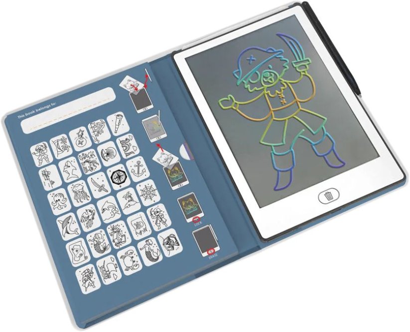 Kreslící tablet Kidydraw mini Kidywolf - oceán a piráti