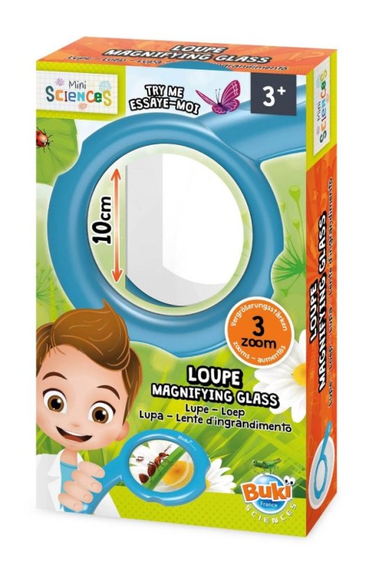 BUKI MiniScience Velká lupa 2x/3x/4x zvětšení