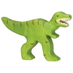 Holztiger - Tyrannosaurus Rex - drevená vyrezávaná hračka