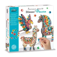 Crea Lign - 3D Diamantová mozaika Zvířata v Peru 5+