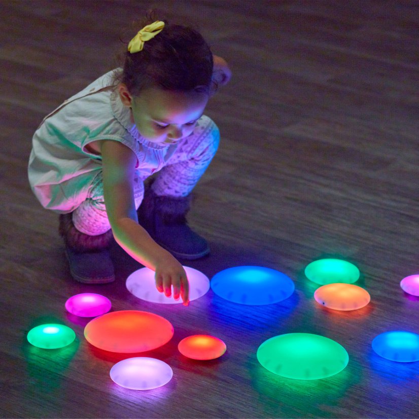 Svítící kameny sada 12 ks