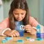 Magna Tiles | Magnetická stavebnice microMAGS | Winter | Cestovní sada 26 dílů