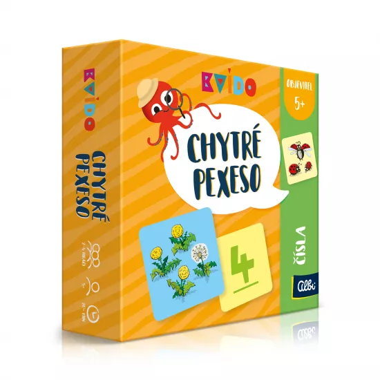 Albi Chytré pexeso - Čísla - Kvído