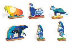 Ludattica | Drevené puzzle | Polárne zvieratká - Woody