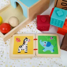 Tooky Toy 7- 12 měsíců Edukační box Mini 6 ks