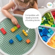 Inspire My Play ® rolovací stavební podložka zelená