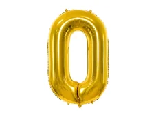 PARTYDECO | Balón narodeninové číslo | 0