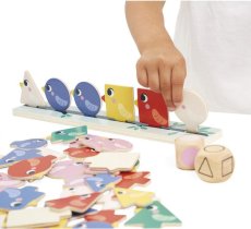 Janod Didaktik Vzdelávacia hra Vtáčiky
