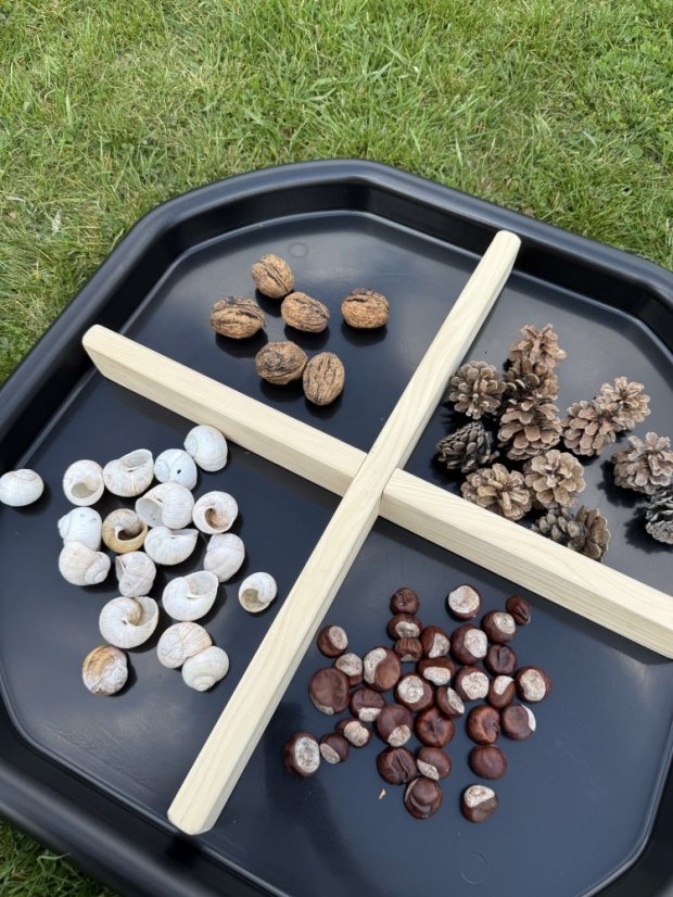 TUFF TRAY |  MINI | Drevený rozdeľovač | demont