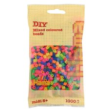 HAMA | Zažehlovací korálky | MIDI - MIX neonových barev 1000ks