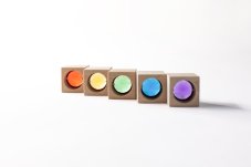 Sada 5 kocôčok kuk-kocky (1 sklíčko)