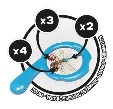 BUKI I MiniScience Velká lupa 2x/3x/4x zvětšení