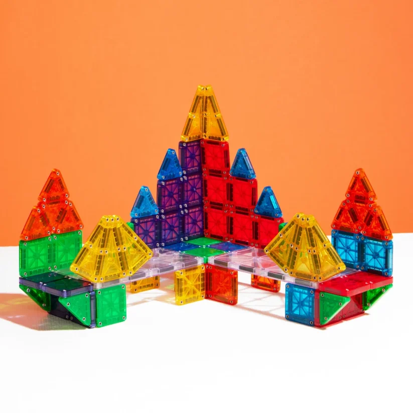 Magna Tiles - Magnetická stavebnice microMAGS Deluxe Set 70 dílů