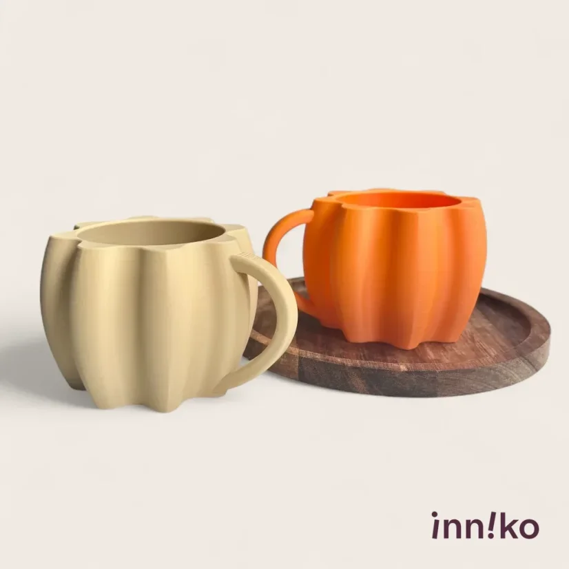 WooBeWee™ Pomůcka k hraní | Dýňový hrníček od Em - béžová