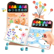 Jar Melo | Kreativní kniha Malování prsty s razítky