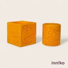 Inniko | Obtiskovací kostka s válečkem 2v1 | Tropické plody