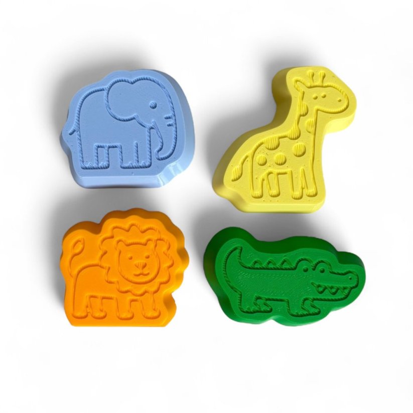 Inniko bábovičky do kinetického písku - Divoká zvířata