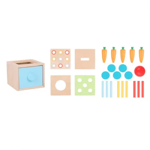 Tooky Toy Montessori box Vkládačka 4v1