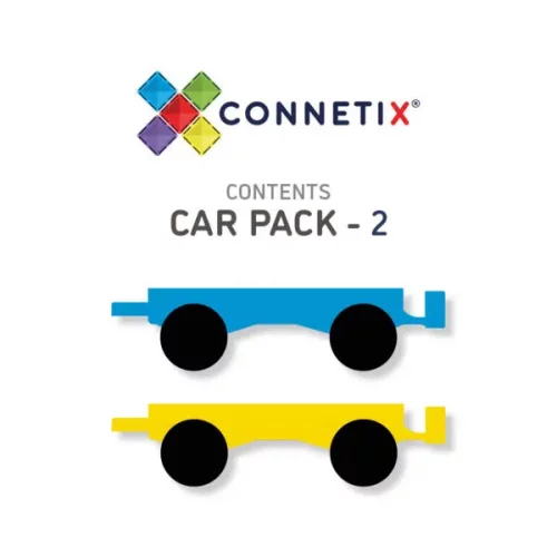 Connetix Tiles - 2 kusy - základ pro auta