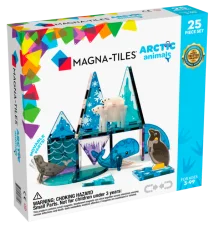Magna Tiles - Zvířátka Arctida - 25 ks