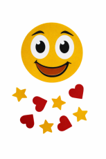 Krmík veselý smajlík s tubusem