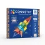 Connetix Tiles | Svietiaca raketa | 30 ks